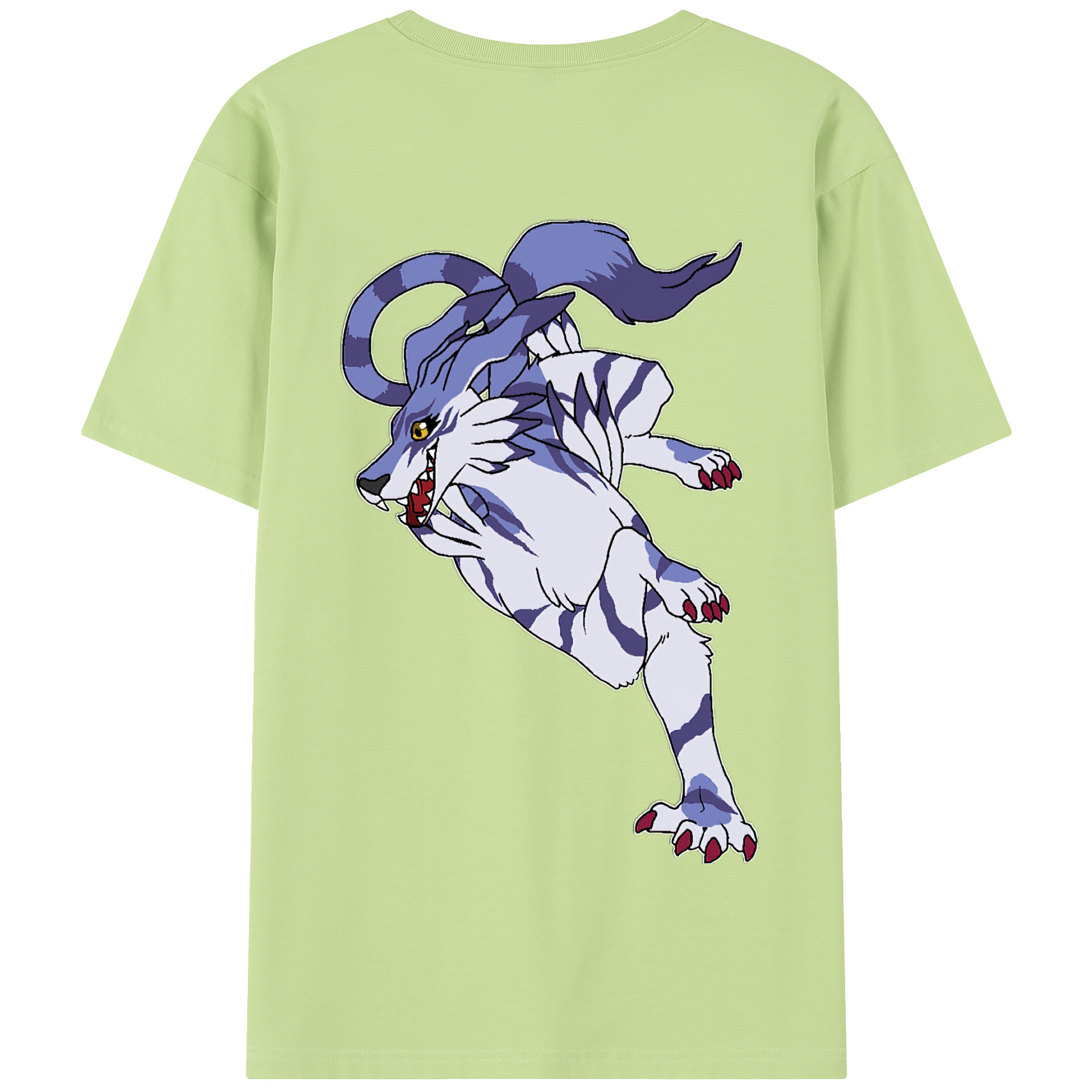 （画像用） Digimon デジタルモンスター/デジモン 綿100％半袖Tシャツ（背面プリント）